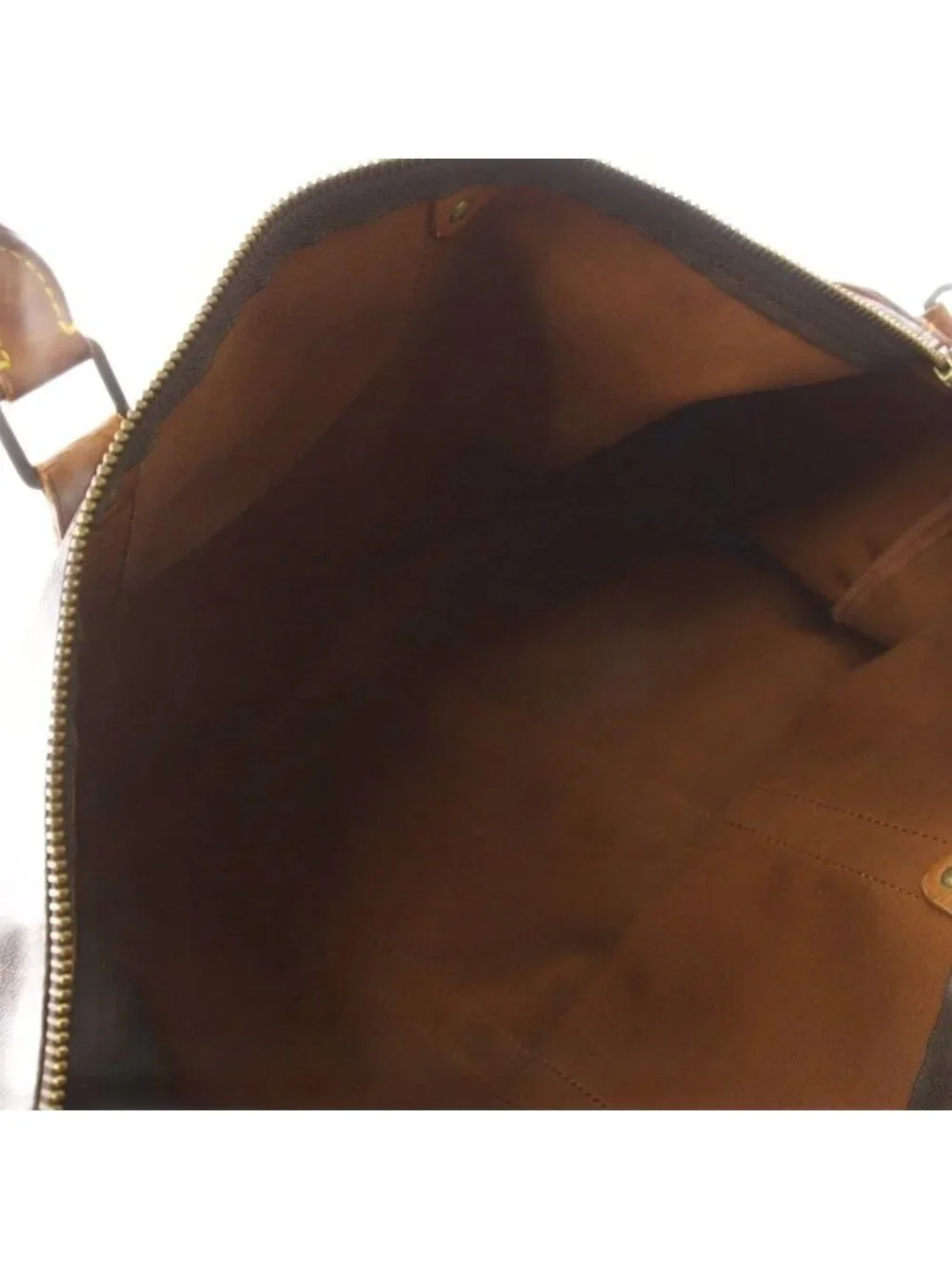 Louis Vuitton Keepall Bandouliere 50 Monogram Boston Bag Brown TK